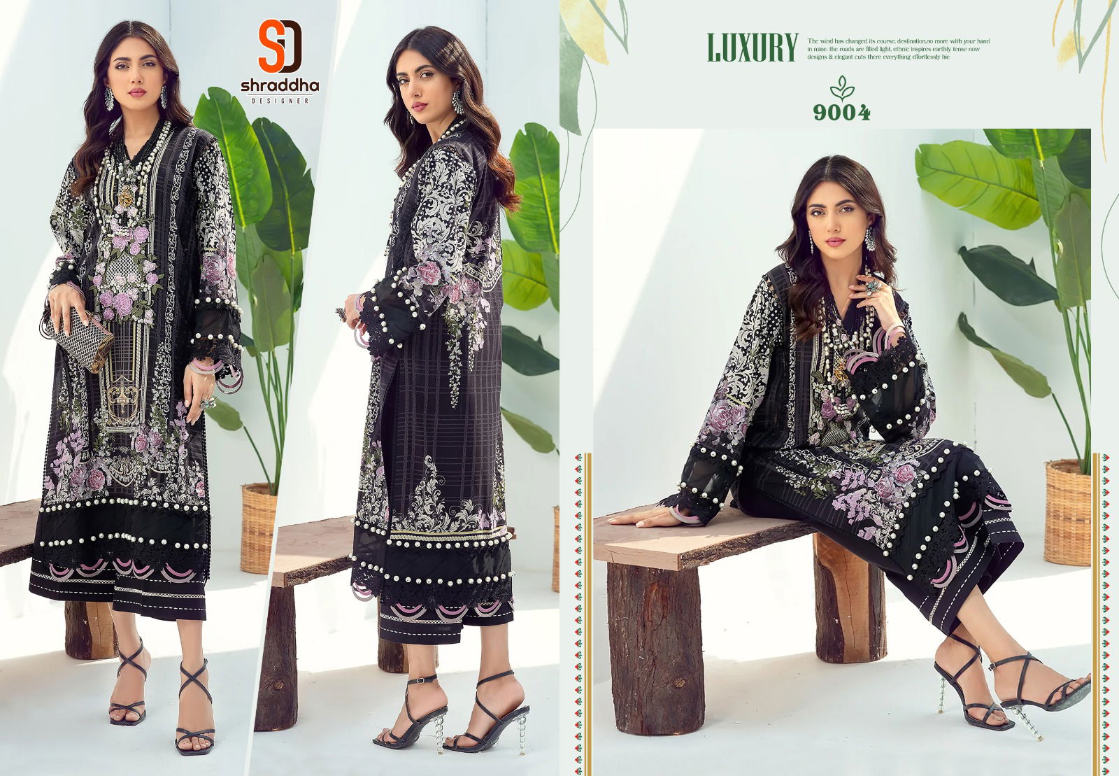 Firdous Vol 9 By Shraddha Pakistani Suit Catalog
